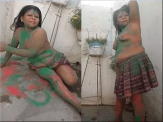 Desi Bhabhi Holi Fun