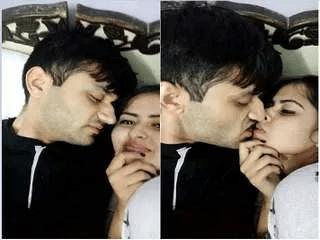 Cute Desi lover Romance and Kissing