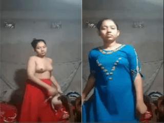 Cute Bangla Girl Showing Her Boobs