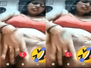 Tamil Girl Showing Her Boobs and Pussy On Video Call