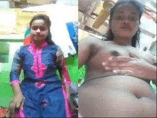 Sexy Bangla Girl Showing Her Boobs and Pussy