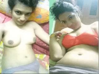 Sexy Desi Girl Showing Her Boobs and Pussy