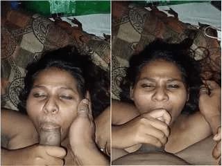 Desi Wife Sucking Hubby Big dick