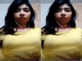 Cute Bangla Girl Showing Her Boobs