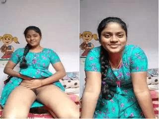 Cute Desi Girl Showing Her Pussy And Big Ass