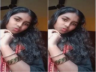 Cute Tamil Girl Shows her Boobs and Pussy Part 2