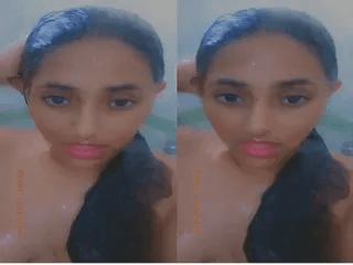 Desi Girl Bathing