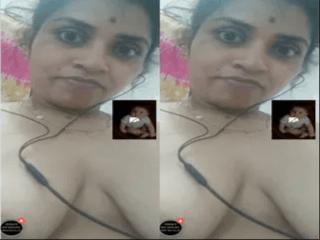 Desi Bhabhi Shows her Boobs and Pussy Masturbating Part 4
