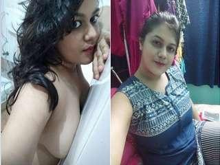 Exclusive Hot Desi Girl Play with Her Big Boobs