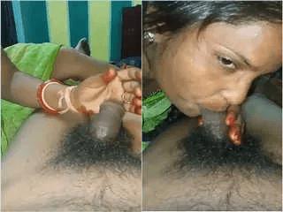 Desi Bhabhi Give Blowjob